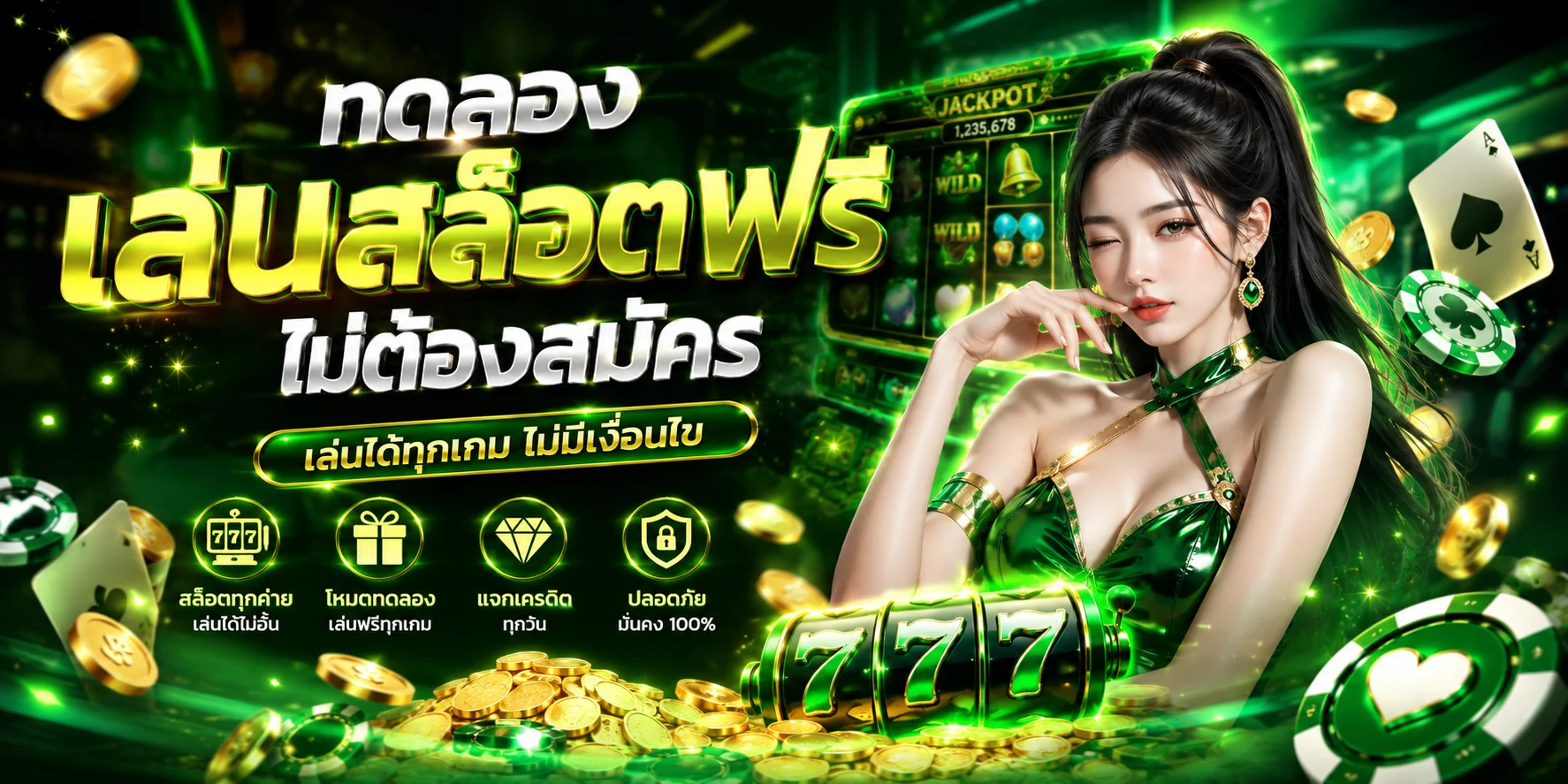 ทดลองเล่นสล็อต YUJIN789 ฟรีไม่ต้องสมัคร